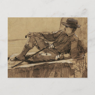 Mountain Climber Resting by Winslow Homer Postcard