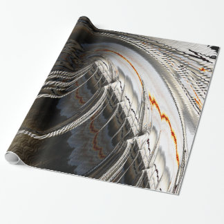 Mountain Climbing Brago-Mitchell Fine Fractal Art Wrapping Paper