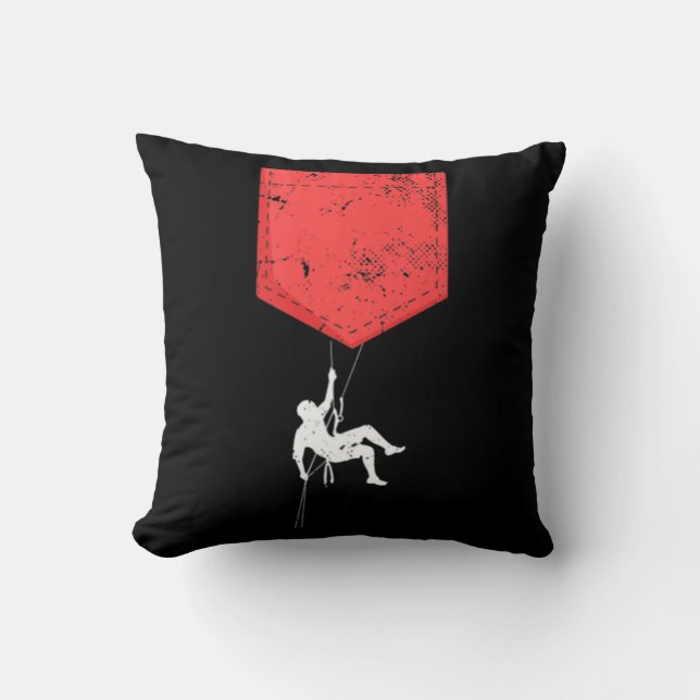 Mountain Climbing Chest Pocket Bouldering Rock Cli Cushion (Front)
