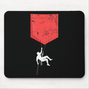 Mountain Climbing Chest Pocket Bouldering Rock Cli Mouse Mat