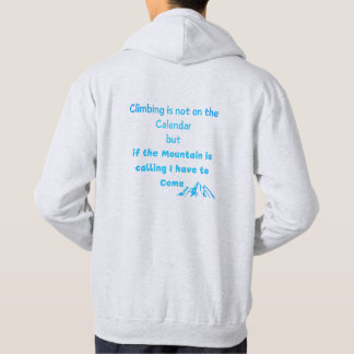 Mountain climbing hoodie