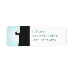 Mountain Climbing Mailing Labels