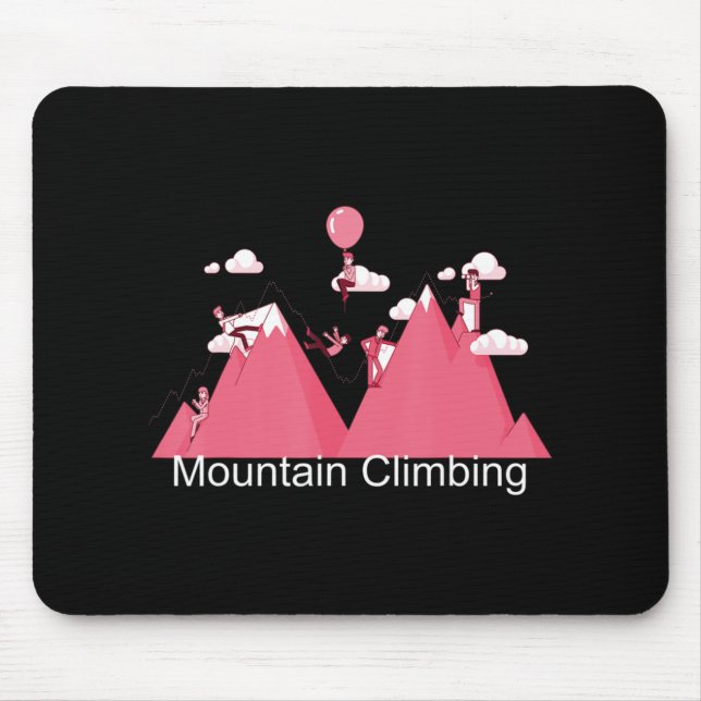 Mountain Climbing  Mouse Mat (Front)