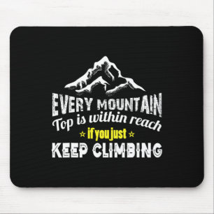 Mountain Climbing Mouse Mat