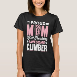 Mountain Climbing Rock Climb Mother Climber Mom  7 T-Shirt