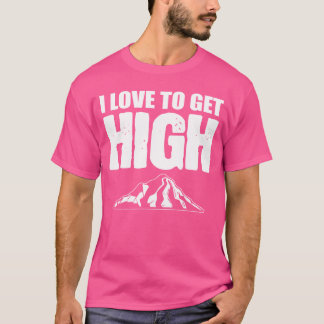 Mountain Climbing Sports Rock Climber girl T-Shirt