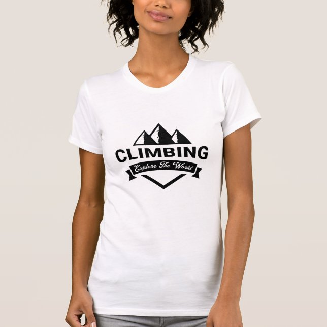 mountain climbing T-Shirt (Front)