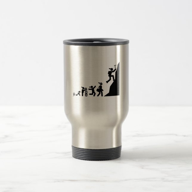 Mountain Climbing Travel Mug (Center)