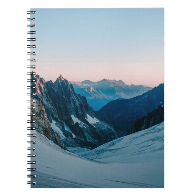 MOUNTAIN COVERED IN SNOW NOTEBOOK (Front)