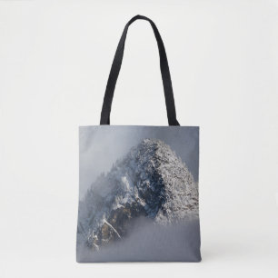 MOUNTAIN COVERED WITH SNOW TOTE BAG