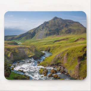 Mountain creek landscape mouse mat