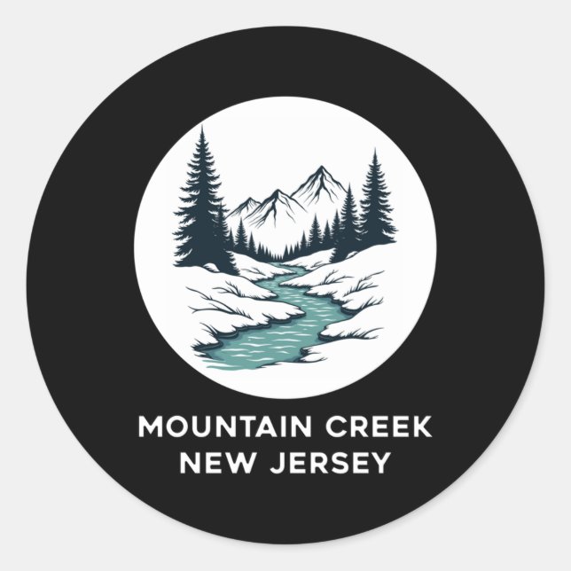 Mountain Creek New Jersey Sticker  (Front)