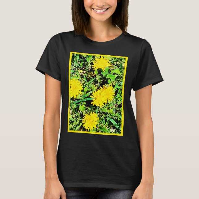 Mountain Dandelions Photo. Buy Now T-Shirt (Front)