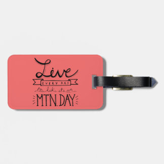 Mountain Day Luggage Tag