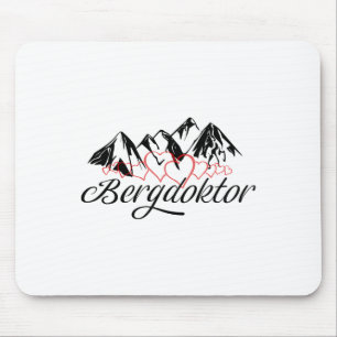 Mountain Doctor Mountain Alps Apres Ski Skiing Sno Mouse Mat