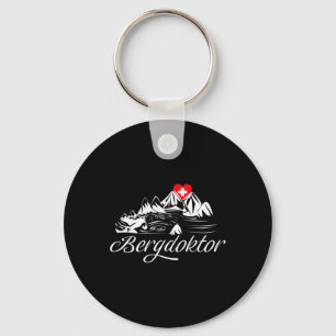 Mountain Doctor Mountains Alps Apres Ski Skiing Sn Key Ring