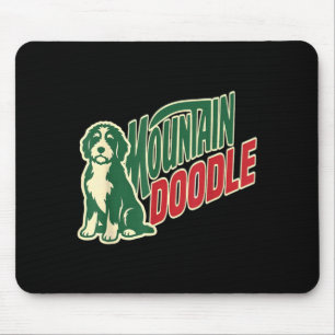 Mountain Doodle Dog Lovers Vintage Retro Outdoor Mouse Mat