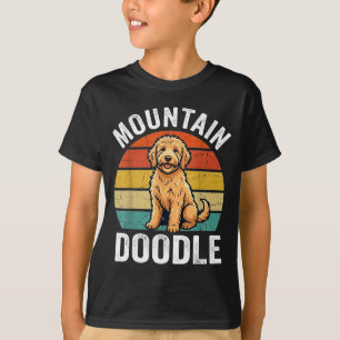 Mountain Doodle Dog Lovers Vintage Retro Outdoor T-Shirt