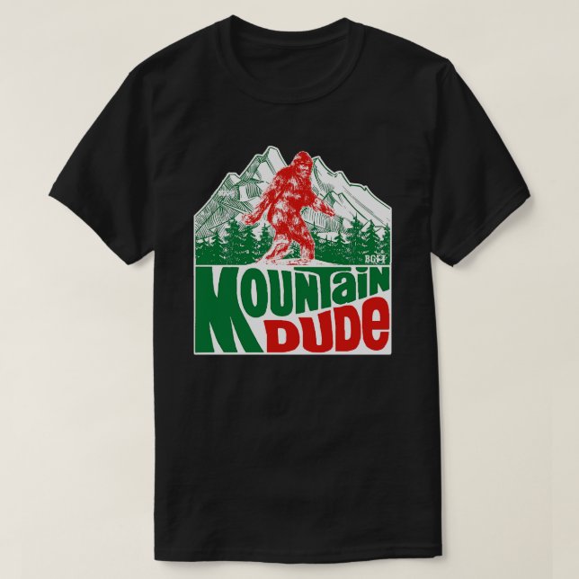 Mountain Dude T-Shirt (Design Front)