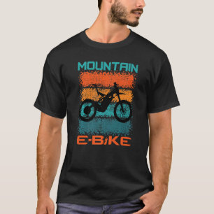 Mountain E Bike Rider Electric Power Bikes  7 T-Shirt