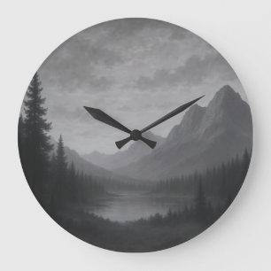 Mountain Escape Clock