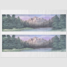 Mountain Escape Decoupage Tissue Paper