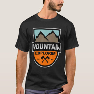 Mountain Explorer Hiking Adventure Campfire Travel T-Shirt