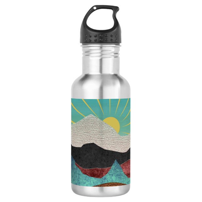 Mountain Fantasy Sunrise 532 Ml Water Bottle (Front)