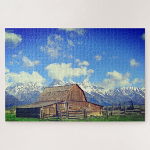 Mountain Farm House Jigsaw Puzzle