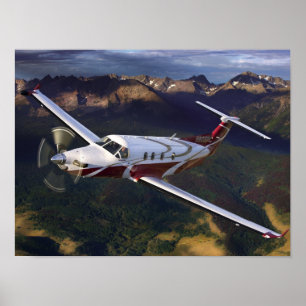 Mountain Flying PC-12 Poster