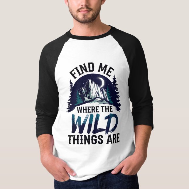 Mountain & Forest Adventure T-Shirt (Front)