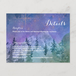 Mountain Forest Paradise Enclosure Card