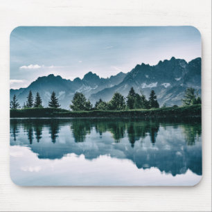 Mountain Forest Reflection Mouse Mat