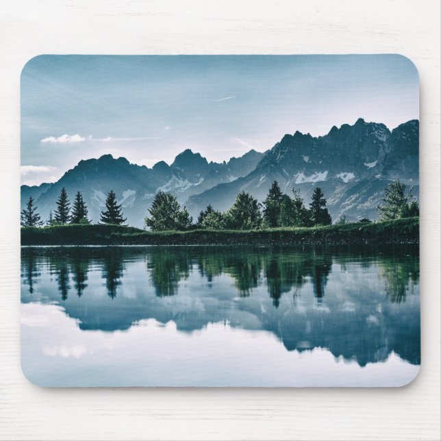 Mountain Forest Reflection Mouse Mat (Front)