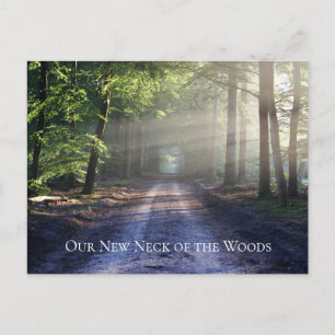 Mountain Forest Road Our New Neck of the Woods Postcard