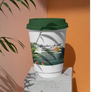 Mountain, Forest & Sunset Paper Cups