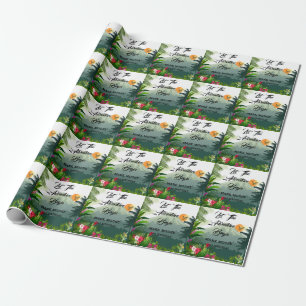 Mountain, Forest & Sunset  Wrapping Paper