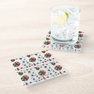 Mountain Fresh  Glass Coaster
