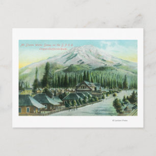 Mountain from Southern Pacific Railroad Postcard