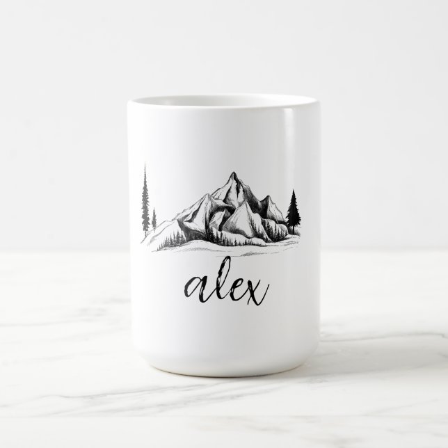 Mountain Gifts for Her Mountain Lover Gift   Coffee Mug (Center)