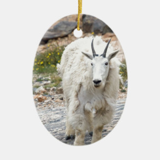 Mountain Goat Ceramic Tree Decoration
