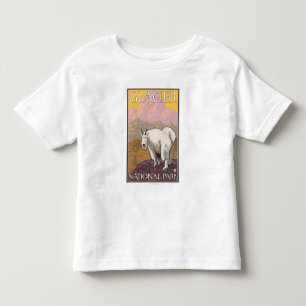 Mountain Goat - Glacier National Park, MT Toddler T-Shirt