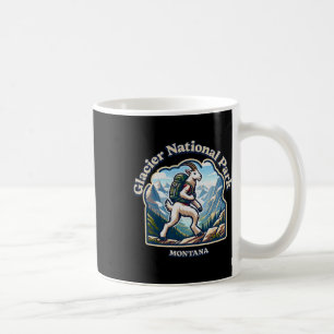 Mountain Goat Hiking At Glacier National Park Coffee Mug