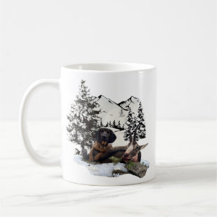 Mountain goat hunting adventure coffee mug