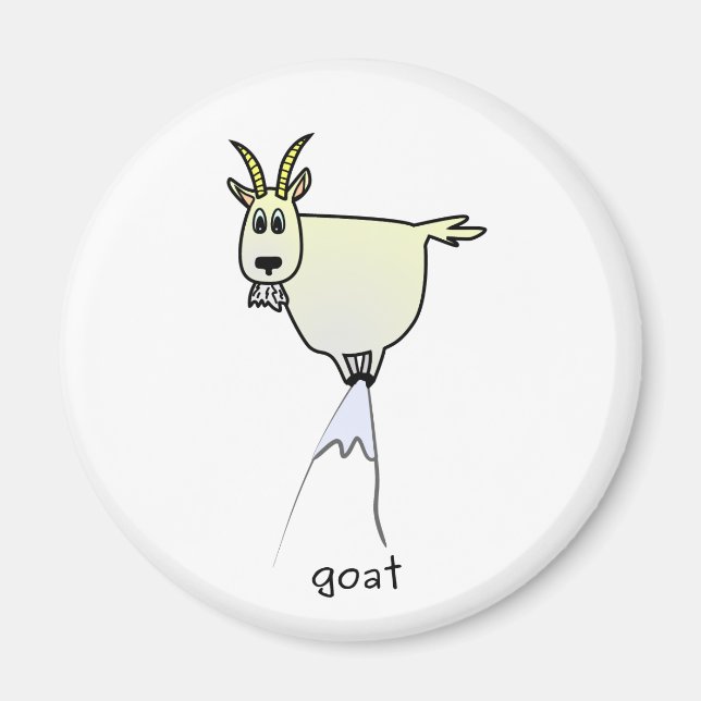 Mountain Goat Magnet (Front)