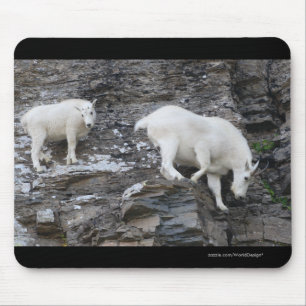 Mountain Goat Mouse Mat