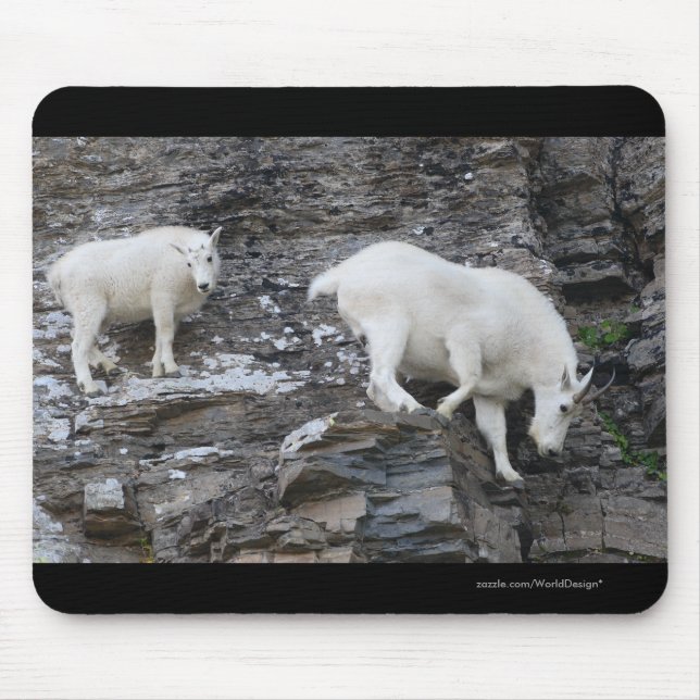 Mountain Goat Mouse Mat (Front)