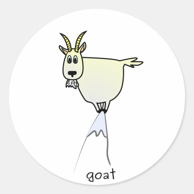 Mountain Goat Sticker (Front)