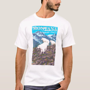 Mountain Goats Scene - Montana T-Shirt