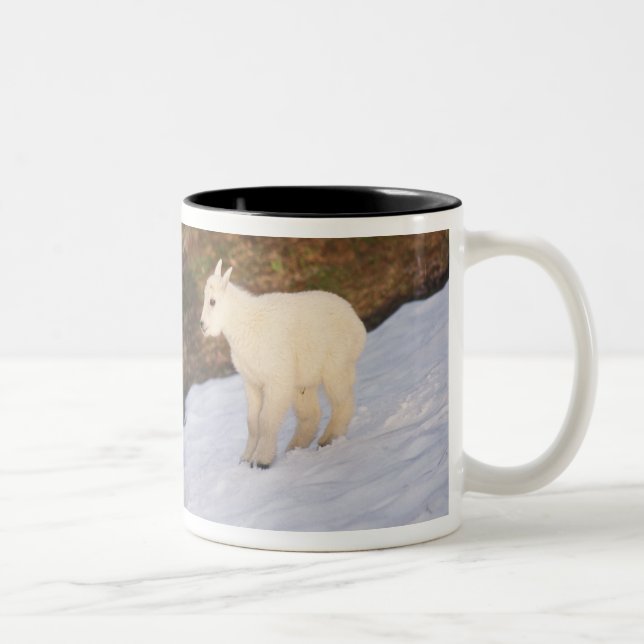 mountain goats Two-Tone coffee mug (Right)